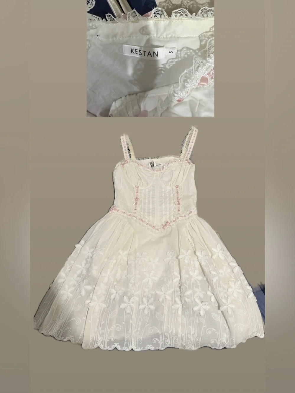 White dress size small